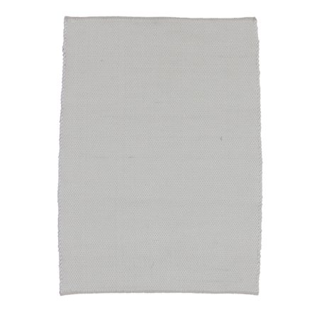 Rag rug 85x62 white cotton Rag rug