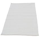 Rag rug 135x73 white cotton Rag rug