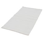 Rag rug 135x73 white cotton Rag rug