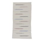 Rag rug 70x137 white cotton rag rug