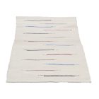Rag rug 70x137 white cotton rag rug