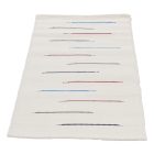 Rag rug 69x127 white cotton rag rug