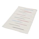 Rag rug 69x127 white cotton rag rug