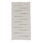 Rag rug 75x135 white cotton rag rug