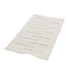 Rag rug 75x135 white cotton rag rug