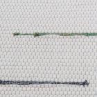 Rag rug 75x135 white cotton rag rug