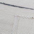 Rag rug 75x135 white cotton rag rug