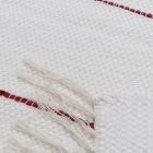 Rag rug 60x124 white cotton rag rug