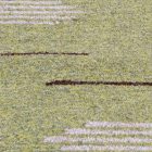 Rag rug 80x270 green cotton runnger rug