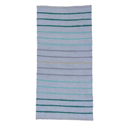 Rag rug 60x122 blue cotton rag rug