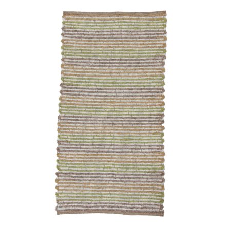 Rag rug 111x58 striped cotton Rag rug