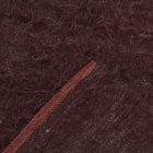 Rag rug 126x70 fluffy brown cotton Rag rug