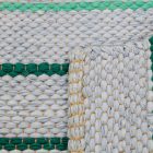 Rag rug 78x149 blue cotton rag rug