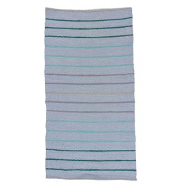 Rag rug 78x149 blue cotton rag rug