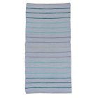 Rag rug 80x149 blue cotton rag rug