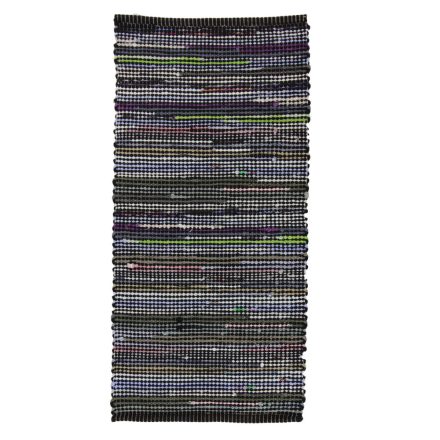 Rag rug 127x61 striped cotton Rag rug