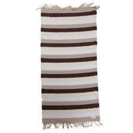 Rag rug 68x140 multicolour cotton rag rug