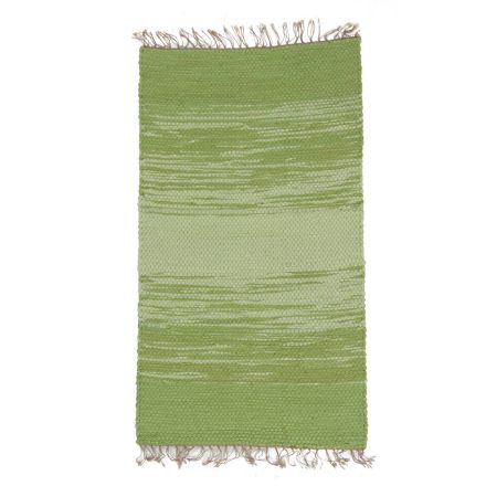 Rag rug 74x150 green cotton rag rug