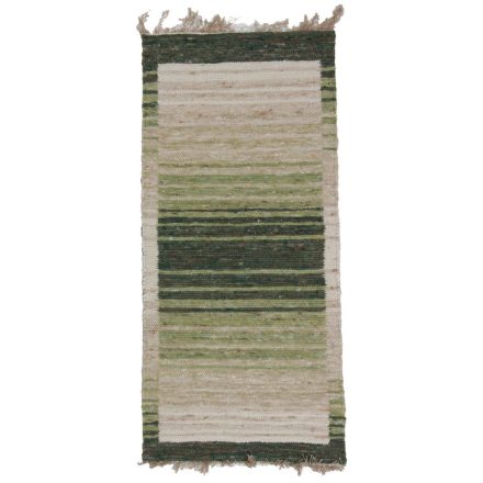 Thick woven rug Rustic 73x161 modern wool rug