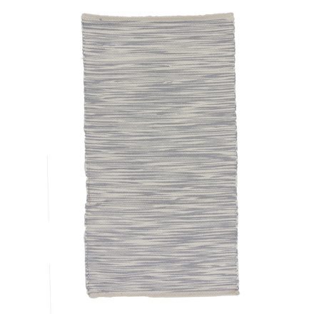 Rag rug 69x126 white cotton rag rug
