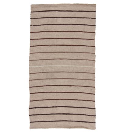 Rag rug 82x151 brown cotton rag rug