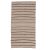 Rag rug 82x151 brown cotton rag rug