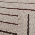 Rag rug 82x151 brown cotton rag rug