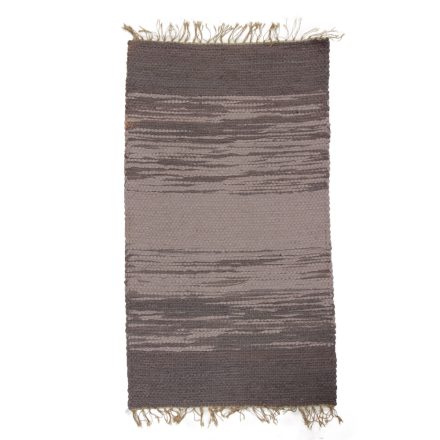 Rag rug 73x131 brown cotton rag rug