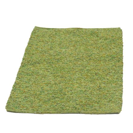 Rag rug 60x88 green cotton rag rug