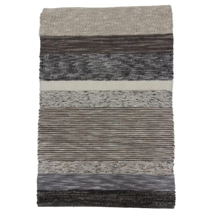 Thick woven rug Rustic 130x197 wool modern rug