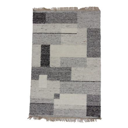 Thick woven rug Rustic 130x202 modern wool rug