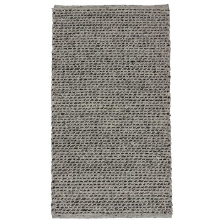 Thick woven rug Rustic 70x125 modern wool rug