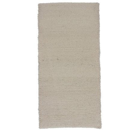 Thick woven rug Rustic 88x170 modern wool rug