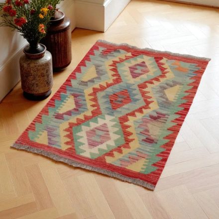 Kilim rug Chobi 64x90 hand woven Afghan Kilim rug