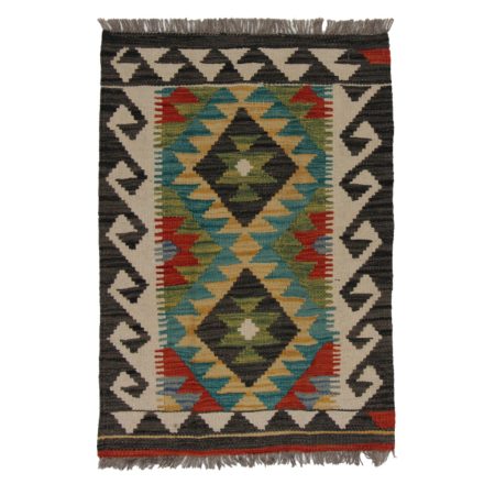 Kelim rug Chobi 85x60 hand woven Afghan Kelim rug