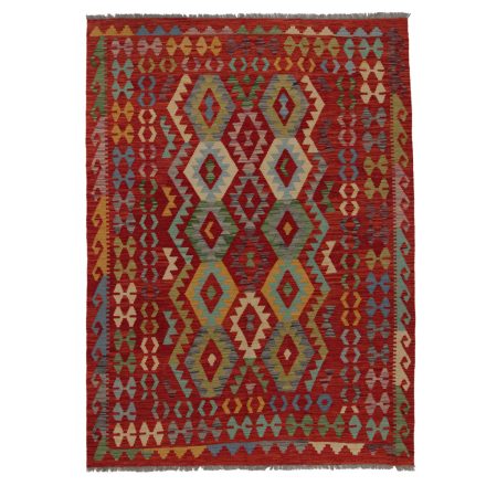 Kelim rug Chobi 244x179 hand woven Afghan Kelim rug
