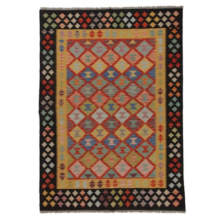 Kelim rug Chobi 242x170 hand woven Afghan Kelim rug