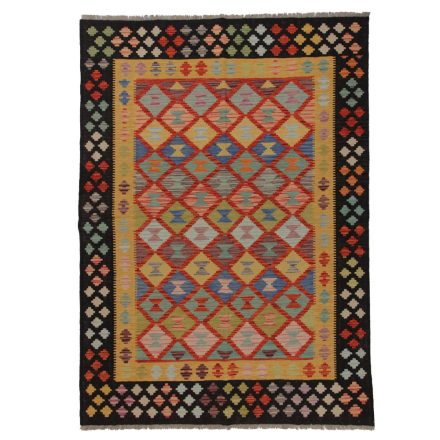 Authentic Kilim rug Chobi 242x170 hand woven Afghan Kelim rug