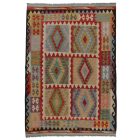 Authentic Kilim rug Chobi 248x176 hand woven Afghan Kilim rug