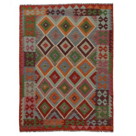 Afghan Kelim rug Chobi 243x178 hand woven ethnic Kilim rug