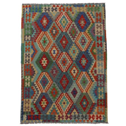 Kelim rug Chobi 250x183 hand woven Afghan Kelim rug