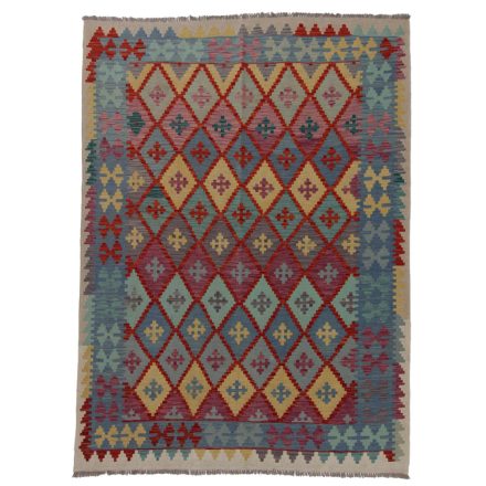 Afghan Kelim rug Chobi 247x189 hand woven ethnic Kilim rug