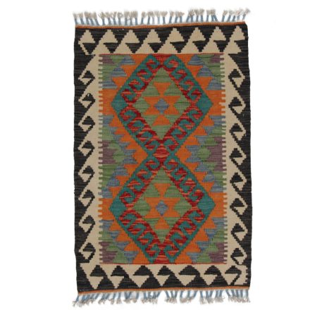 Kelim rug Chobi 90x60 hand woven Afghan Kelim rug