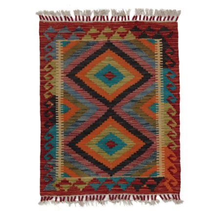 Kelim rug Chobi 77x63 hand woven Afghan Kelim rug