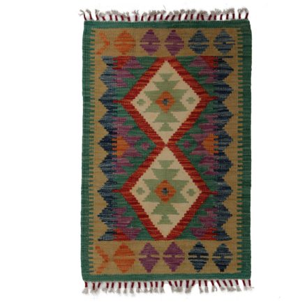 Kelim rug Chobi 90x60 hand woven Afghan Kelim rug