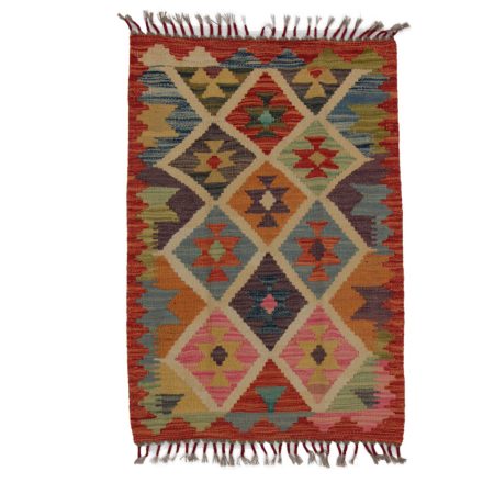 Kelim rug Chobi 64x90 hand woven Afghan Kelim rug