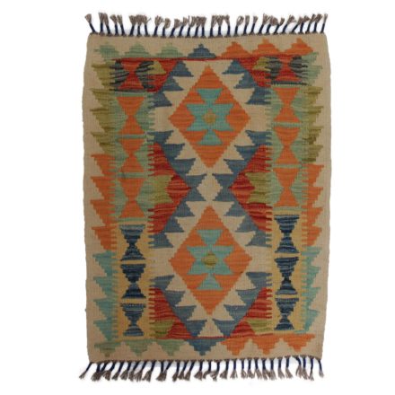 Kelim rug Chobi 64x90 hand woven Afghan Kelim rug