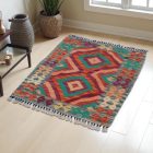 Kilim rug Chobi 70x87 hand woven Afghan Kilim rug