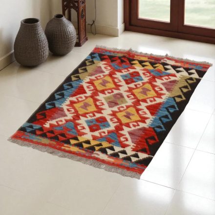 Kilim rug Chobi 84x60 hand woven Afghan Kilim rug