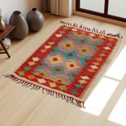 Kilim rug Chobi 89x61 hand woven Afghan Kilim rug